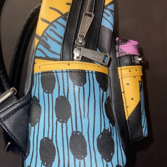 Loungefly Multicolor Nightmare Before Christmas Backpack and Wallet - Picture 3 of 12